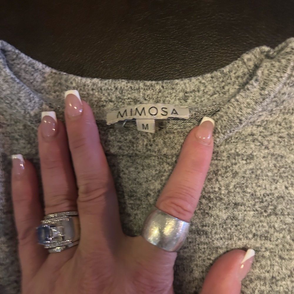 Mimosa Gray Turtleneck Sweater for Women